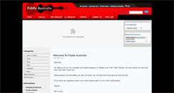 Desktop Screenshot of fiddleaustralia.com