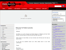 Tablet Screenshot of fiddleaustralia.com